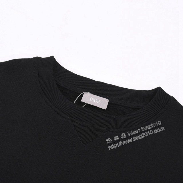 Dior專櫃迪奧2023FW新款刺繡圓領衛衣 男女同款 tzy3177
